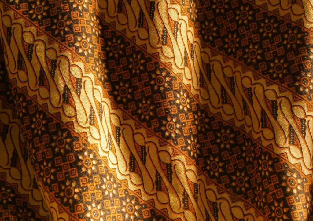handmade Indonesian batik tote bag with unique artisan design