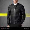 Men’s genuine leather bomber jacket RA Leather MF1820