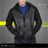 Premium sheepskin leather hoodie from Garut Indonesia