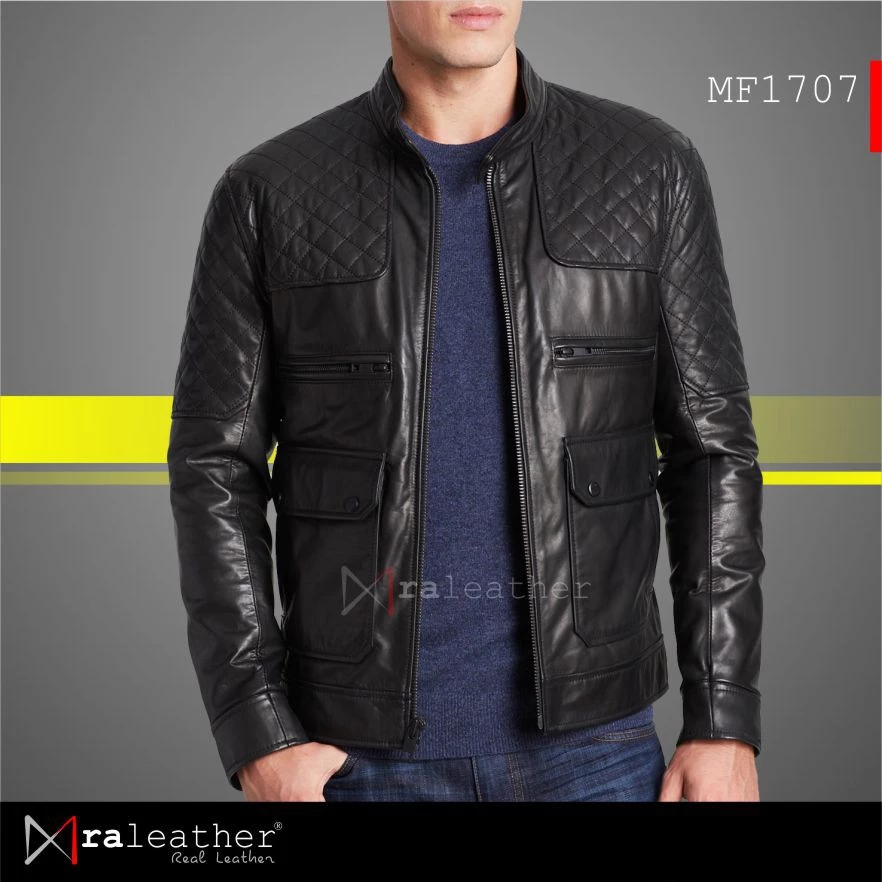 premium-sheepskin-leather-jacket-men-mf1707.jpg Premium sheepskin casual biker jacket from Garut Indonesia