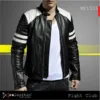 Men’s Fight Club inspired leather jacket RA Leather MF1505