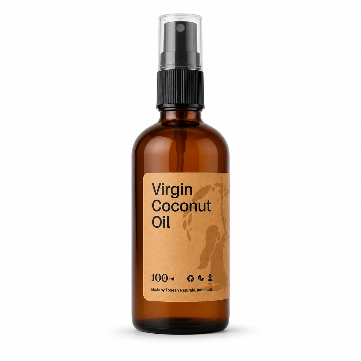 100% Pure Virgin Coconut Oil Indonesia pure natural coconut oil 100ml Indonesian skincare