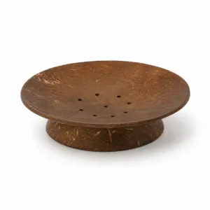 handmade coconut soap tray natural coconut husk Bali
