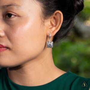 elegant handmade Bali silver earrings everyday wear jewelry