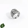 abstract sterling silver band ring artisan Bali craftsmanship detail