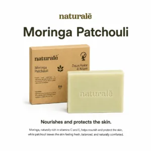 80g natural soap bar handmade in Togean Islands Indonesia