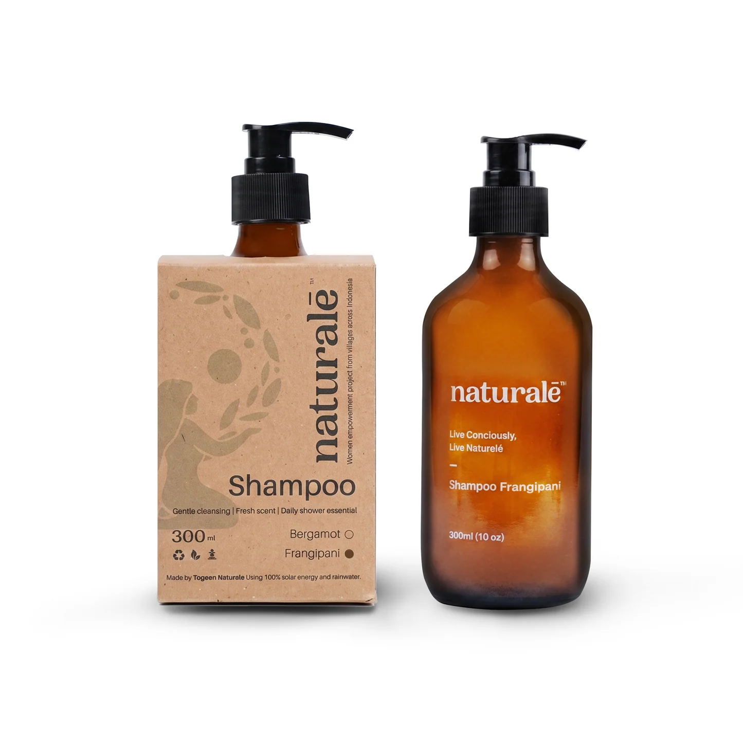 Natural Frangipani Shampoo Indonesia natural Frangipani shampoo Indonesian botanical hair care