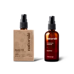 natural Rose body oil with essential oil Indonesia