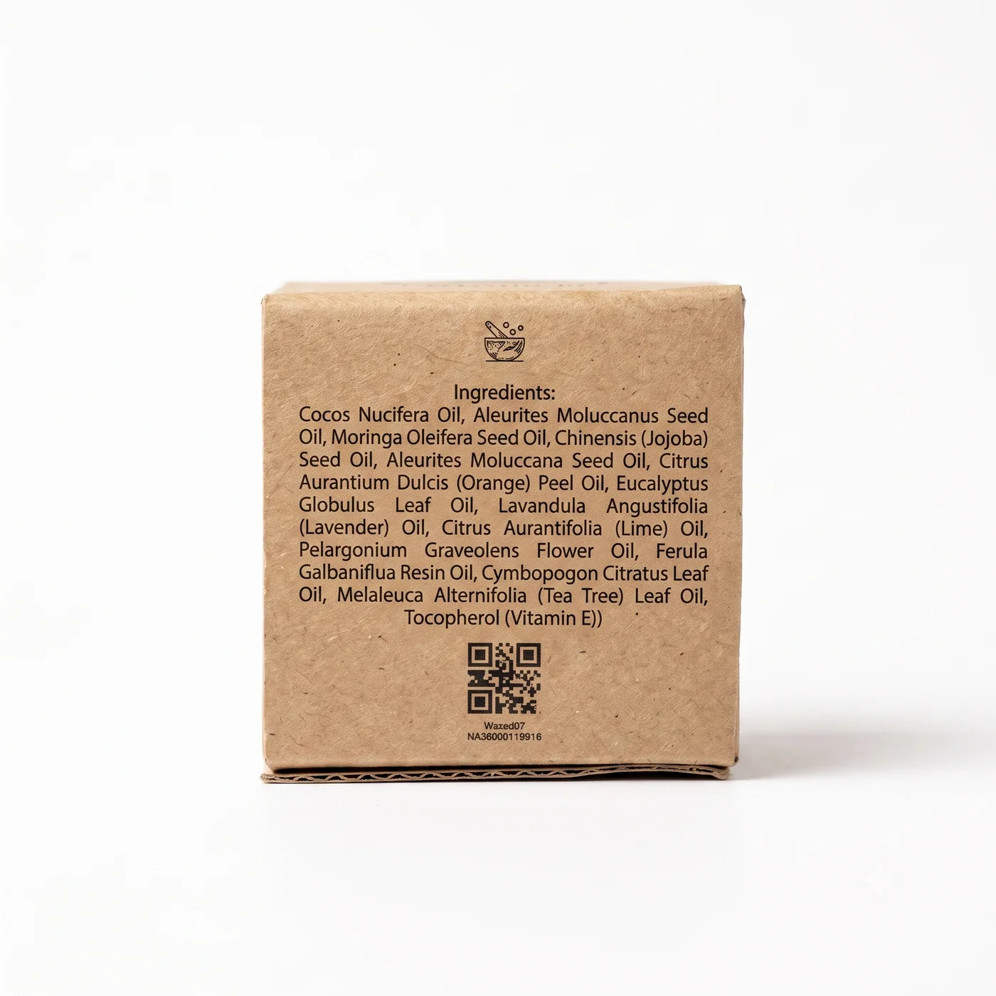 Natural Moringa Coconut Facial Oil botanical face oil with orange lime lavender and geranium