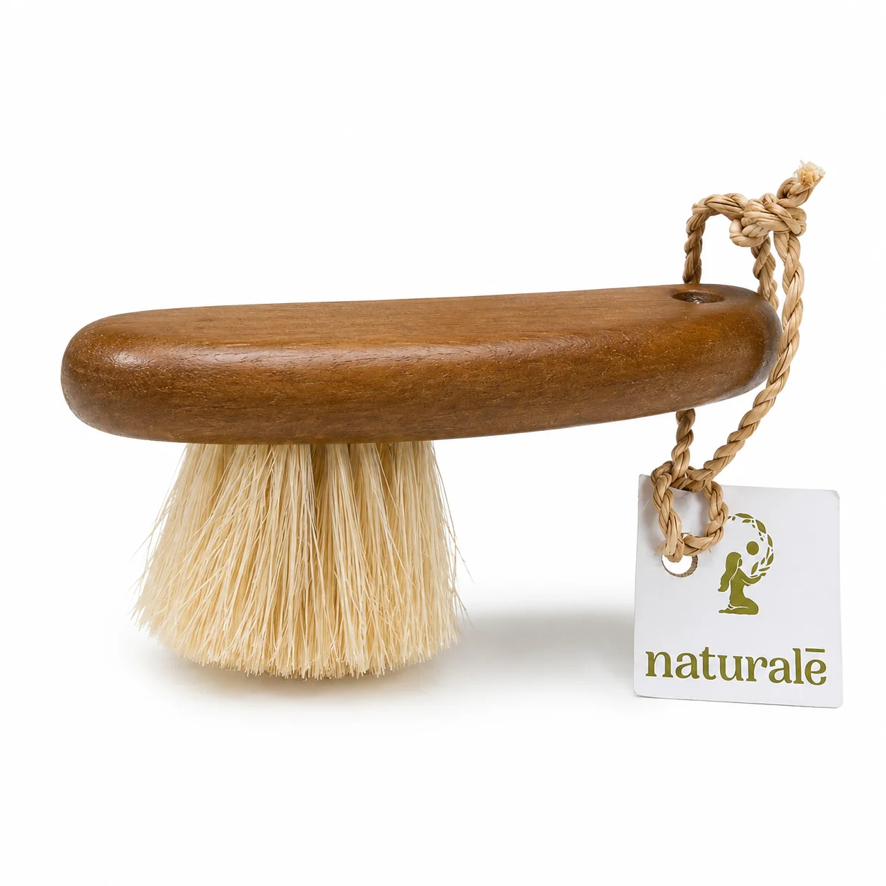 Naturalē Handmade Facial Brush natural facial exfoliating brush Indonesian skincare accessory