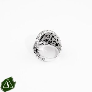 sterling silver tribal band ring handmade Bali abstract engraved design