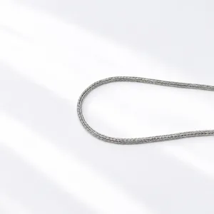 Bali handmade 925 sterling silver Tulang Naga woven chain 2mm