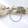 2mm woven 925 sterling silver chain made in Bali